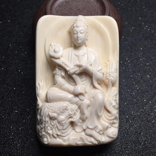 44106猛犸象牙文殊菩萨
