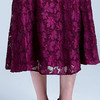 （永久下架2.1）中国风刺绣蕾丝鱼尾裙紫YFN17099 商品缩略图3