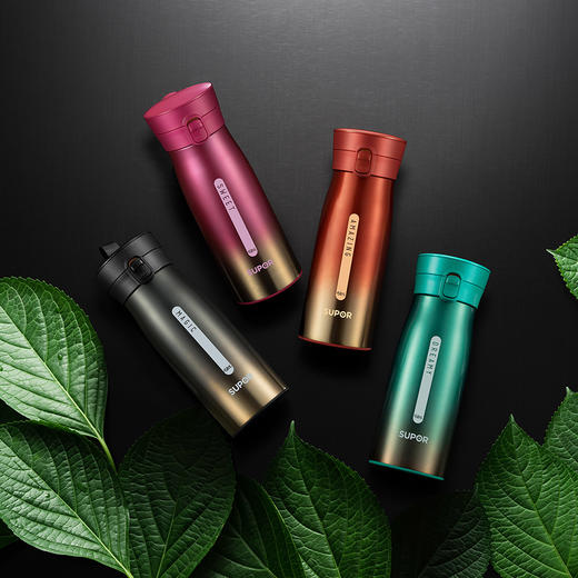 苏泊尔极光保温杯一键开合 商品图1