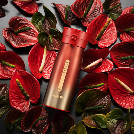 苏泊尔极光保温杯一键开合 商品图2