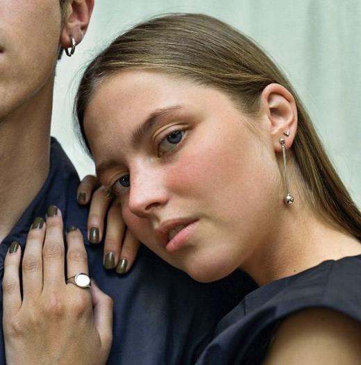 北京仓｜MARIA BLACK-Orbit-单支 耳环（玫瑰金色）［丹麦设计师］ 商品图0