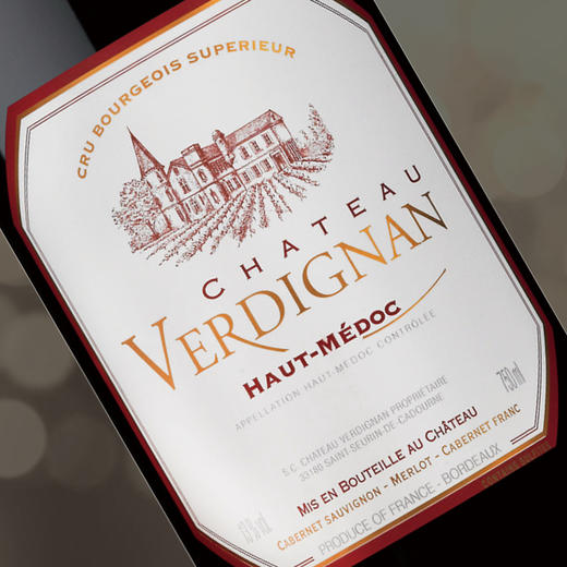 维蒂娜城堡红葡萄酒chateauverdignan750ml