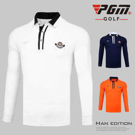 新品！高尔夫服装 男士长袖T恤 秋冬衣服 golf球服 球队可定制