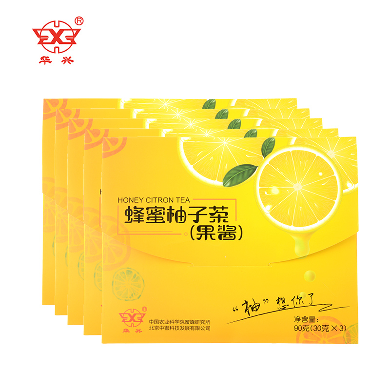 华兴牌蜂蜜柚子茶30g*3袋*3盒