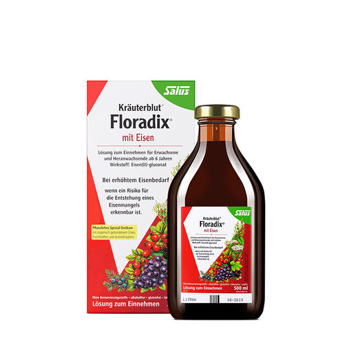 【补血补铁】铁元 Salus Floradix 红铁元口服液 调理气血 孕妇营养 500ml 商品图1