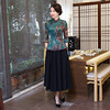 C1803仿香云纱中式改良两件套 商品缩略图3