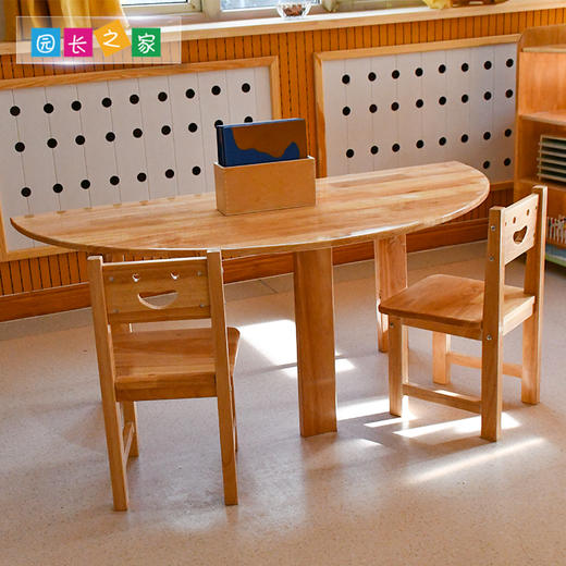 橡木六人桌 长方桌 桌子 半圆桌 圆桌 商品图3