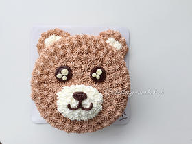 立体小熊头 忌廉蛋糕（默认自提，收费配送请联系客服）