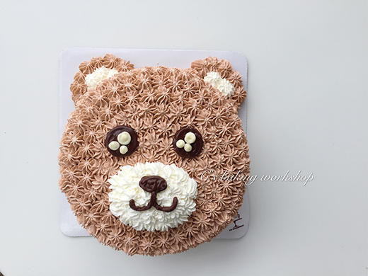 立体小熊头 忌廉蛋糕（默认自提，收费配送请联系客服） 商品图0