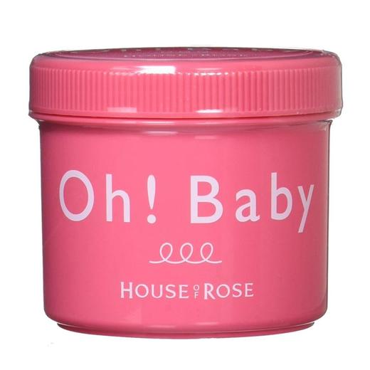 【香港直邮】日本进口玫瑰屋oh baby磨砂膏美白去角质死皮蚕丝精华身体磨砂膏 570克 商品图0