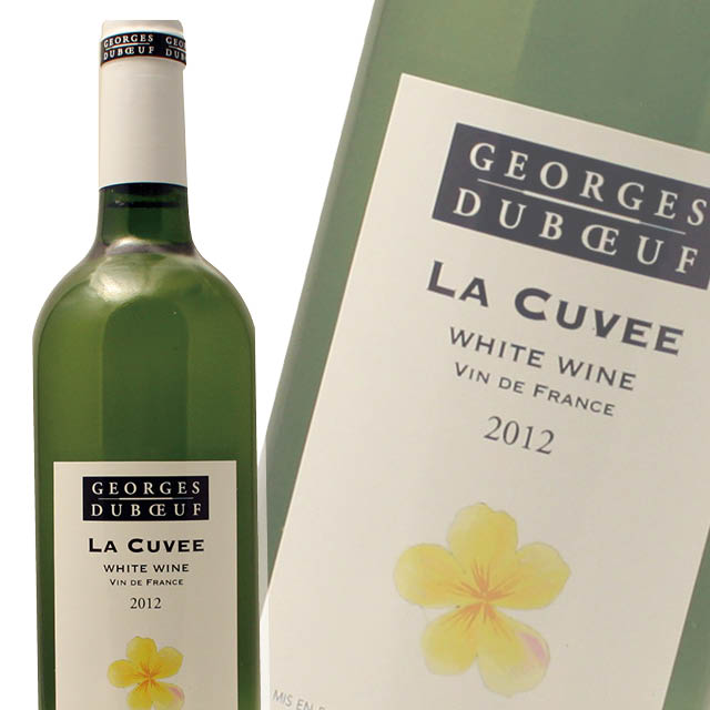 法国原瓶进口干白 乔治杜博夫白葡萄酒Georges Duboeuf Cuvee White 单支装750ml