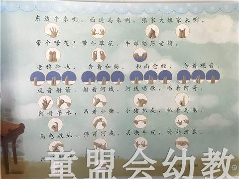 灵动思维幼儿手指游戏（大、中、小） 全三册 江苏凤凰教育出版社 商品图2