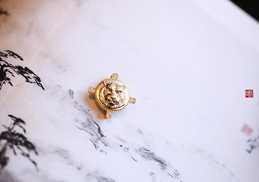 心有猛虎，细嗅蔷薇｜生肖虎胸针（现货已出，须定制） 商品图3