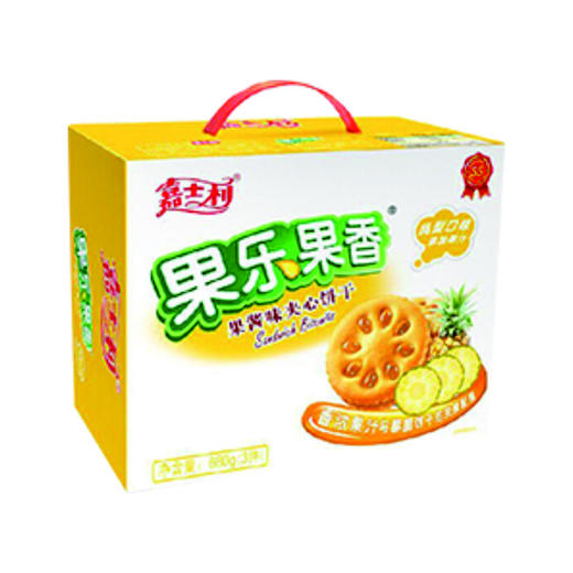 嘉士利果乐果香夹心饼干礼盒1080g 商品图0