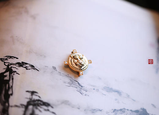 心有猛虎，细嗅蔷薇｜生肖虎胸针（现货已出，须定制） 商品图4