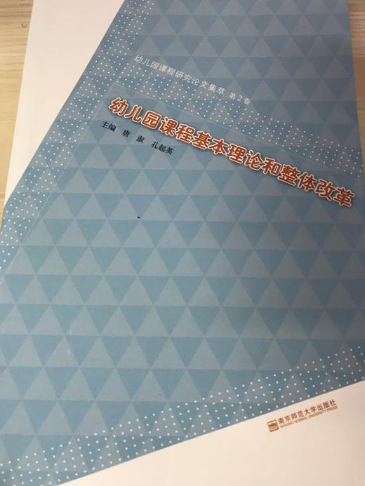 幼儿园课程基本理论和整体改革  南京师范大学出版社 商品图0