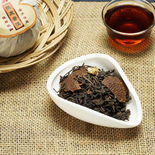 澜沧古茶 限量大红柑陈皮普洱单罐礼盒 三年珍藏 奢华匠心 一见倾心 值得拥有 商品图2
