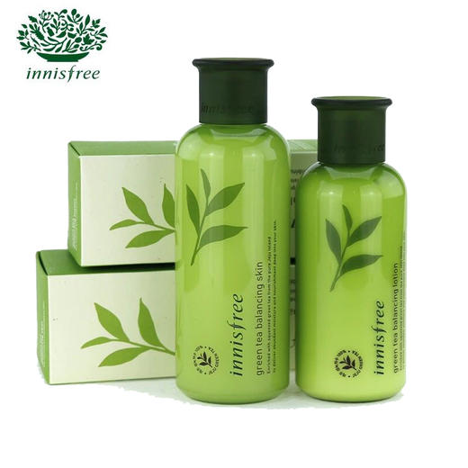 innisfree/悦诗风吟绿茶平衡水乳套装补水保湿控油韩国化妆品 商品图1