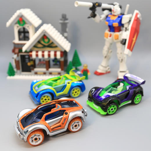3辆玩具车，组出230000+造型！美国 Modarri 玩具车！益智创意、动手能力全面提升！孩子自己设计，轻松改装，变化无穷，3分钟改装一辆车！ 商品图7