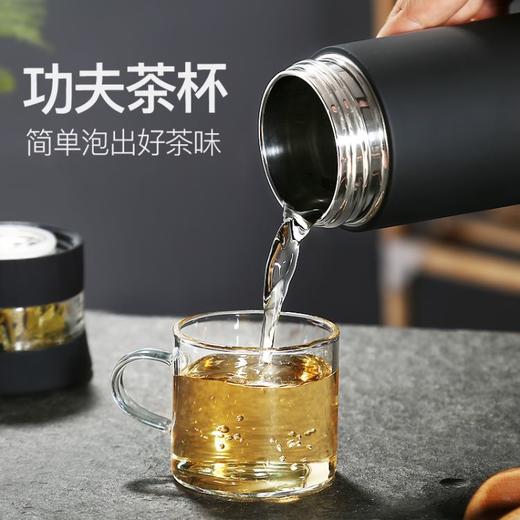 创意人性设计 男士商务便携车载茶水分离保温杯  商品图3
