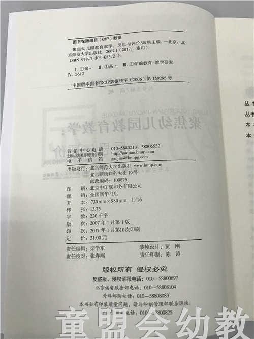 聚焦幼儿园教育教学：反思与评价 高峡 北京师范大学出版社 商品图2