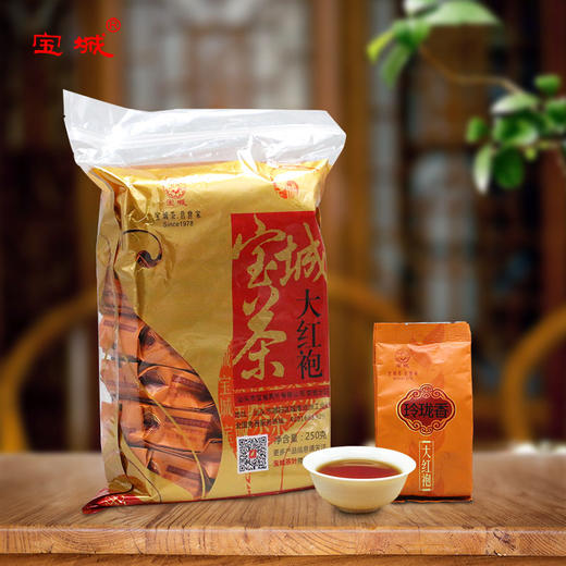 【足火香型，醇厚甘爽】宝城 玲珑香大红袍茶叶250克(20小袋 x 12.5g) 茶 商品图4