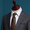 男士全麻衬工艺灰色单排平驳领二粒扣西服西装套装 商品缩略图0