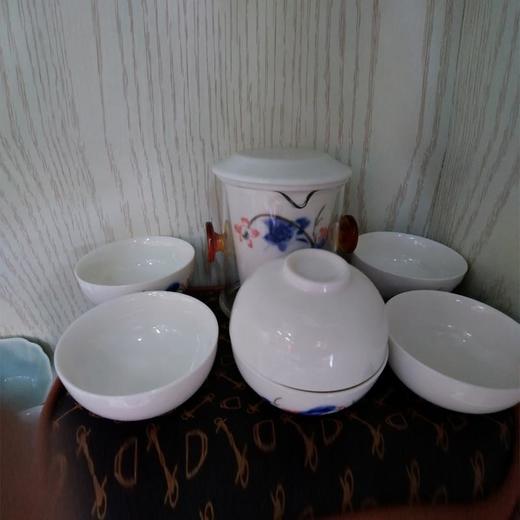 三环陶瓷9头旅行茶具 （荷为贵） 商品图1