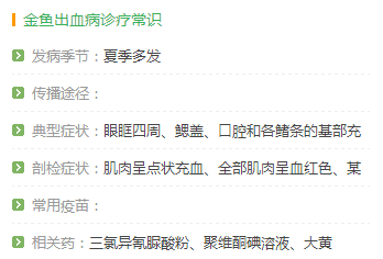 鱼类百科 病毒病 金鱼出血病 兽药100商城 鱼类百科 病毒病 金鱼出血病 兽药100商城