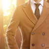 eabri冬季新款修身双排扣纯新羊毛大衣 商品缩略图0