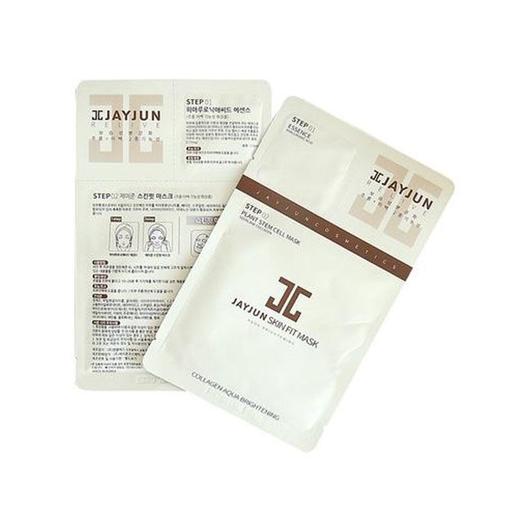 〖香港直邮〗韩国水光JAYJUN植物干细胞保湿面膜白色10片/盒 商品图0