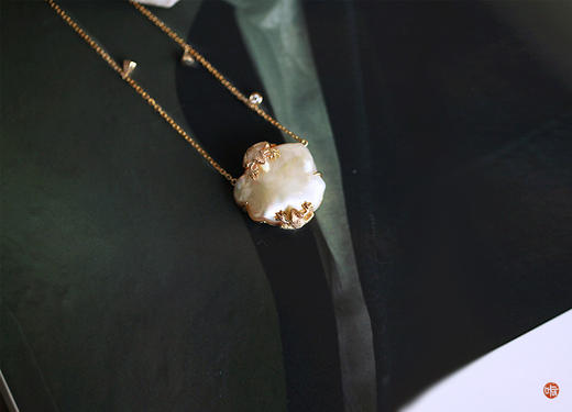 纯粹自在的好日子｜夏日珍珠青蛙锁骨链 商品图4