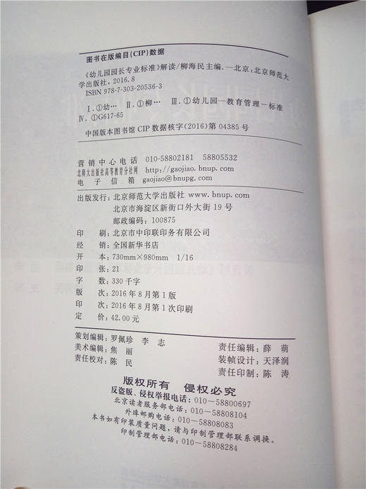 《幼儿园园长专业标准》解读 北京师范大学出版社 商品图2