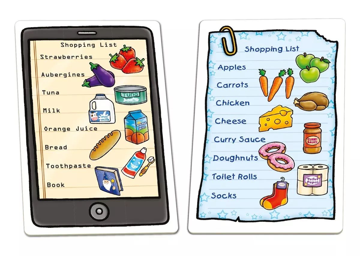 shopping list & crazy chefs桌游 让孩子的这个寒假充满乐趣