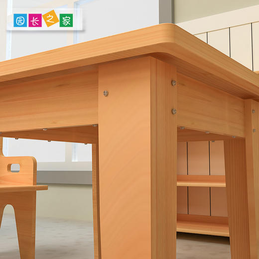 幼儿园松木方桌 商品图3