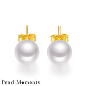 Pearl moments 925银 BE LOVED 天然淡水珍珠耳钉
