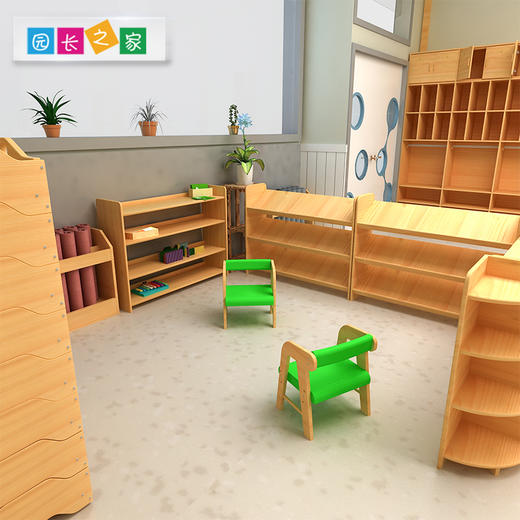 橡木软包小椅子 商品图1