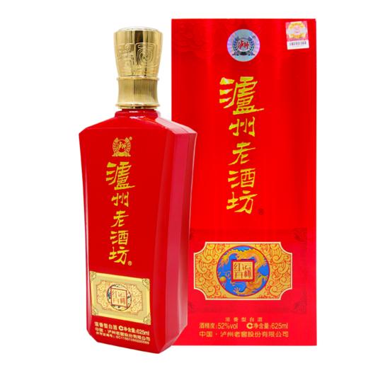 【泸州老窖形象店】52度 泸州老酒坊 红运开怀 625ml*6 商品图3