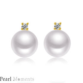 925银 小王妃珍珠耳钉 LITTLE QUEEN