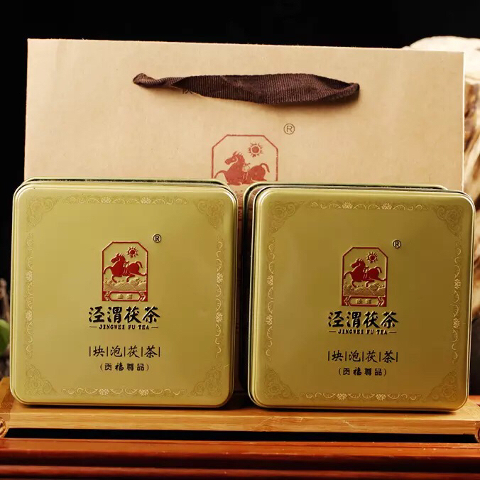 咸阳泾渭茯茶一一贡金/贡福茯茶