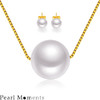 Pearl moments LUCKYBALL& BE LOVED 路路通天然淡水珍珠项链耳钉套装 商品缩略图0