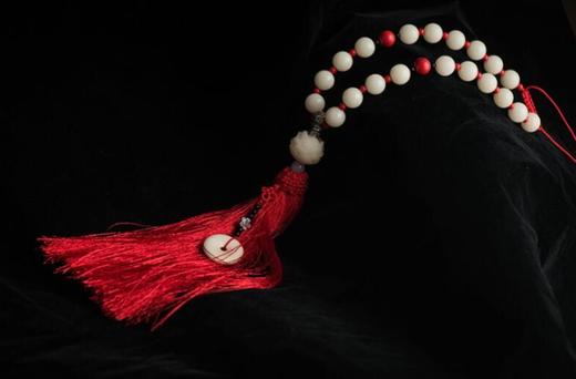 复古汽车车挂、菩提根、藏银材质，精雕莲花，中空内置 商品图1