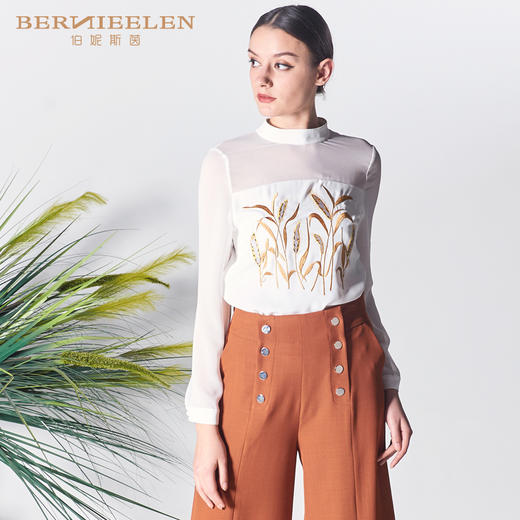 1T6843--白色T恤--来通艺术--《智慧之光-波斯艺术》 商品图1