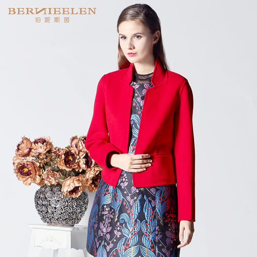 【伯妮斯茵】短款双面呢外套--太阳的圣树--《智慧之光--波斯艺术》1A6813 商品图0