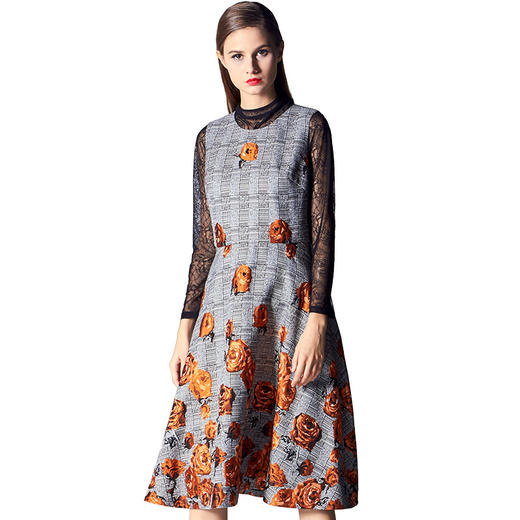1S6822--连衣裙--太阳的圣树--《智慧之光-波斯艺术》 商品图3