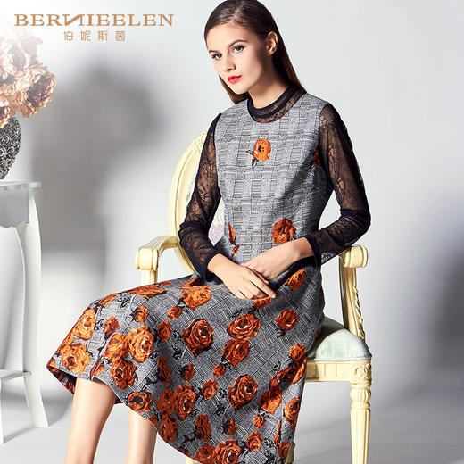 1S6822--连衣裙--太阳的圣树--《智慧之光-波斯艺术》 商品图6