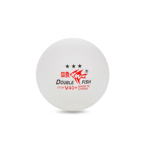 双鱼DOUBLEFISH 有缝ABS新材料有缝三星球3星球三星乒乓球 10只装双鱼V40+展翅三星级乒乓球 新材料更耐用 商品图4