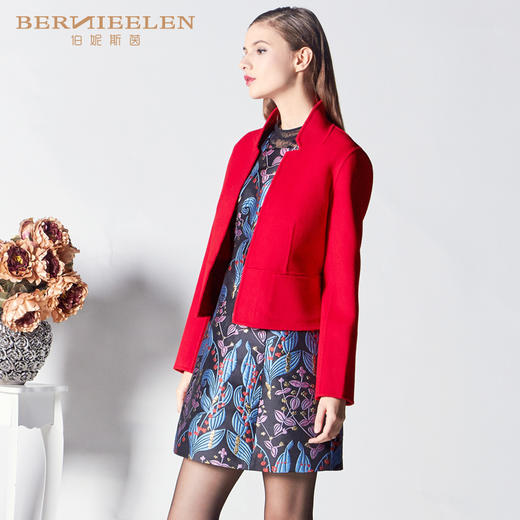 【伯妮斯茵】短款双面呢外套--太阳的圣树--《智慧之光--波斯艺术》1A6813 商品图2