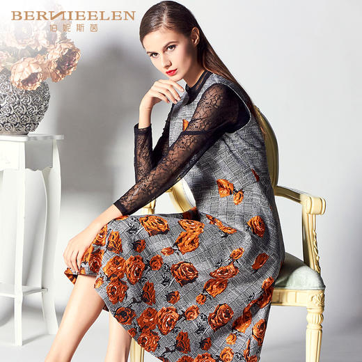 1S6822--连衣裙--太阳的圣树--《智慧之光-波斯艺术》 商品图0