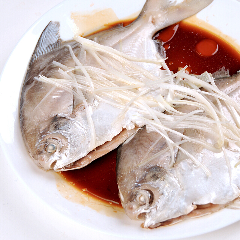 鲜到鲜得新鲜速冻东海银鲳鱼 450g